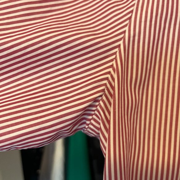 Vintage Burberry striped button down top - Picture 4 of 5